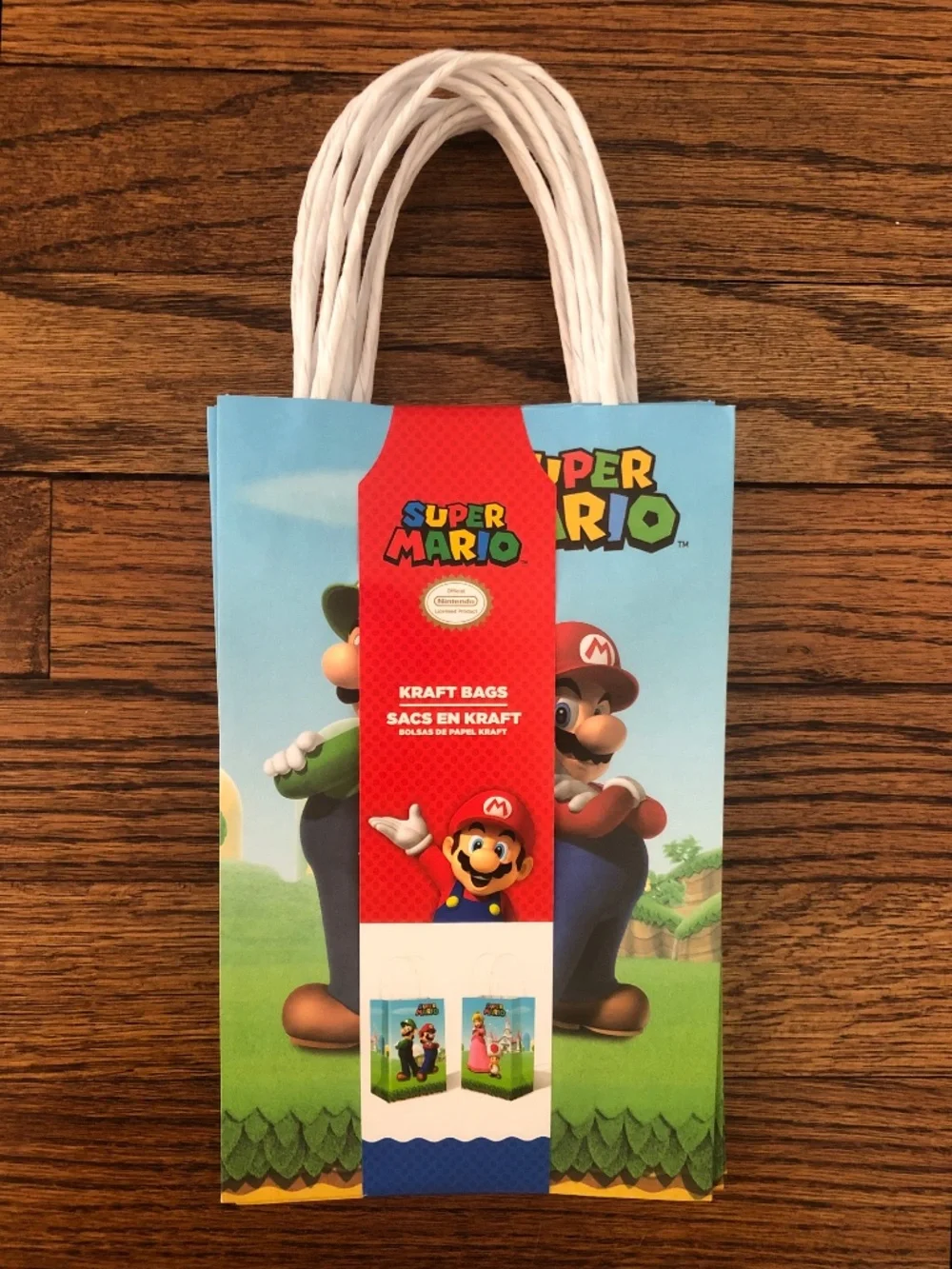 NWT Super Mario Birthday Party Items, 5 piece lot